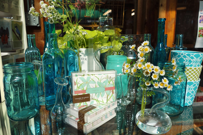 Blue Glass Vases at Sturtz and Copeland