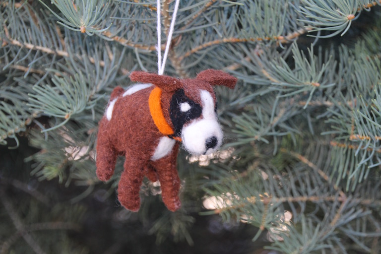 Dog tree ornament