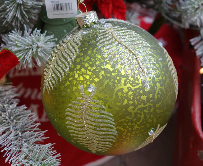 Green Fern Ornament