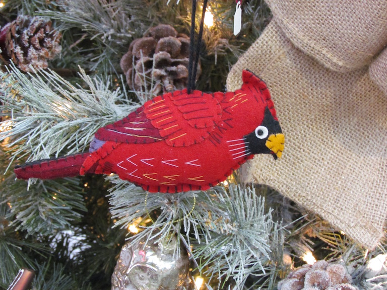 Red Cardinal Christmas Tree Ornament
