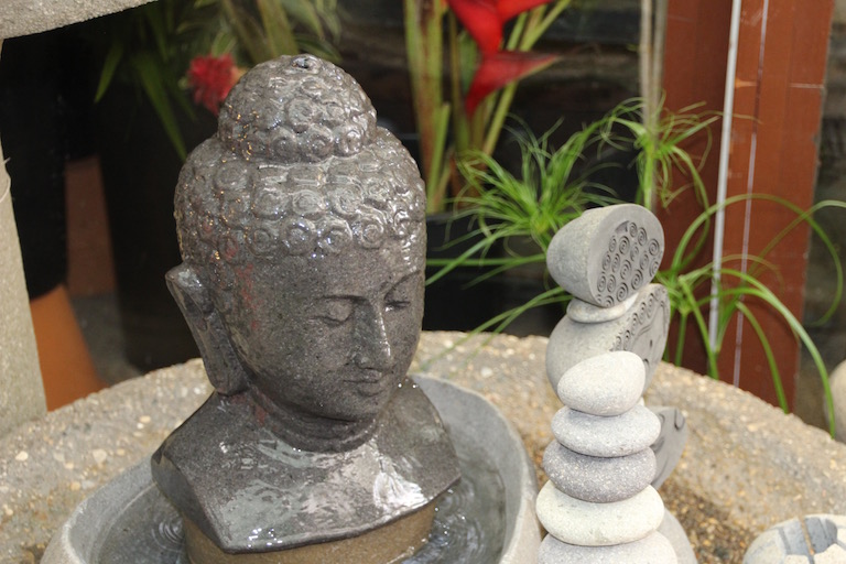 Small Buddha Head Fountain