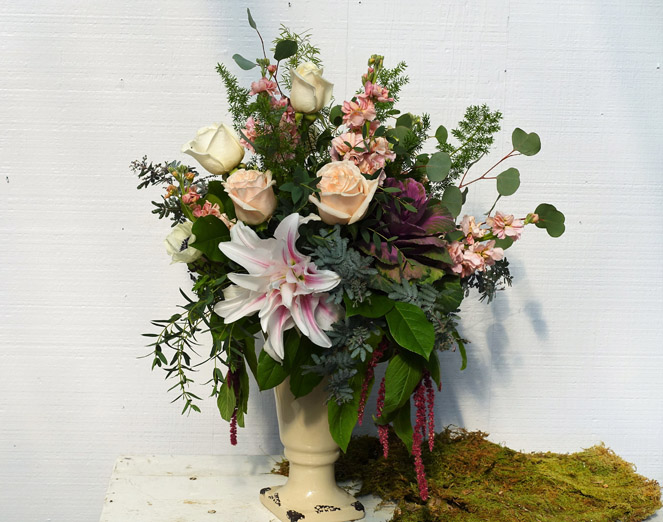 Blushing Bouquet - $100