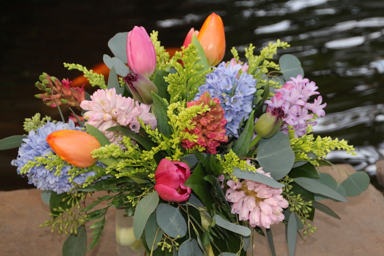 Hyacinths and tulips